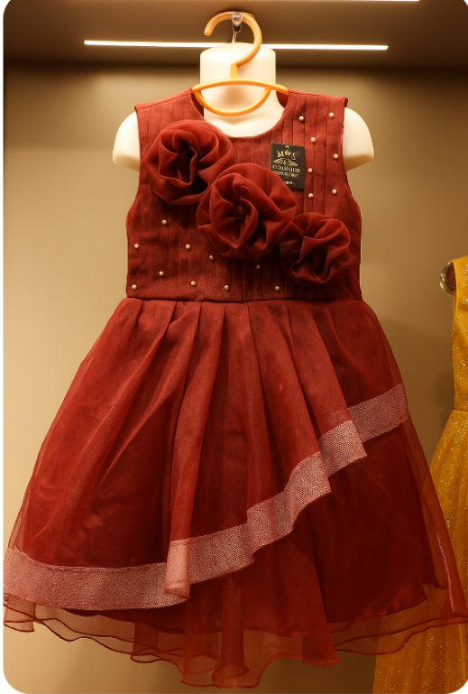 Elegant Floral Summer Frock – Comfortable & Stylish for Every Occasion